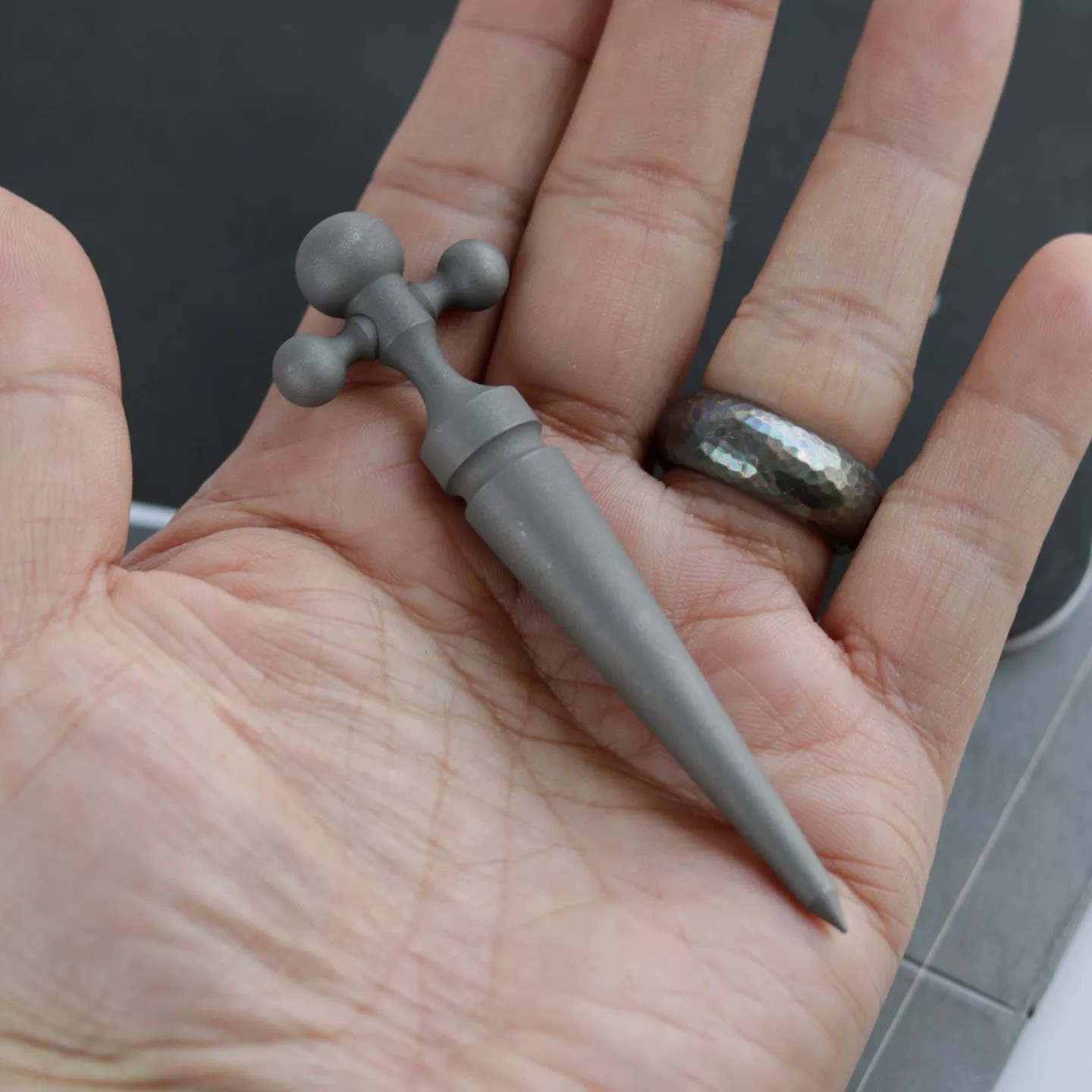 EDC TC4 Titanium Pry Bar Crowbar Mini Outdoor Multi Tool Cool stick cross stick