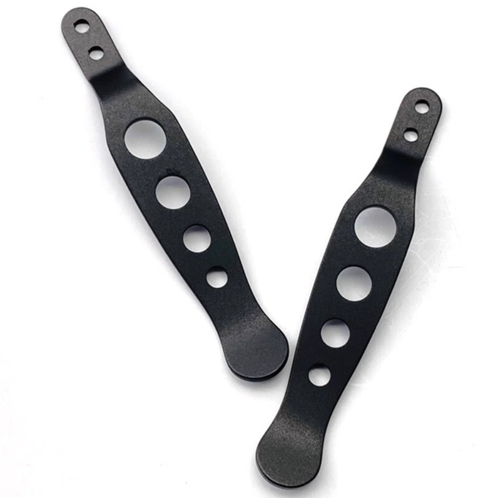 1 PC. Custom Made Black TC4 Pocket Clip for Rick Hinderer XM18 / XM24