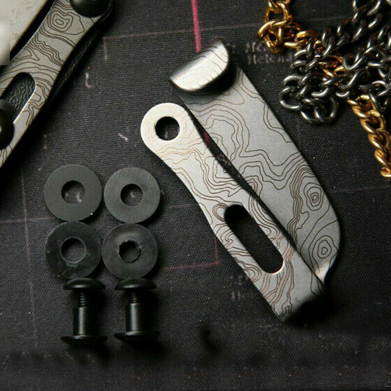 EDC Protective Clip Titanium Alloy Back Clip Pocket Clip Outdoor Pocket Tools