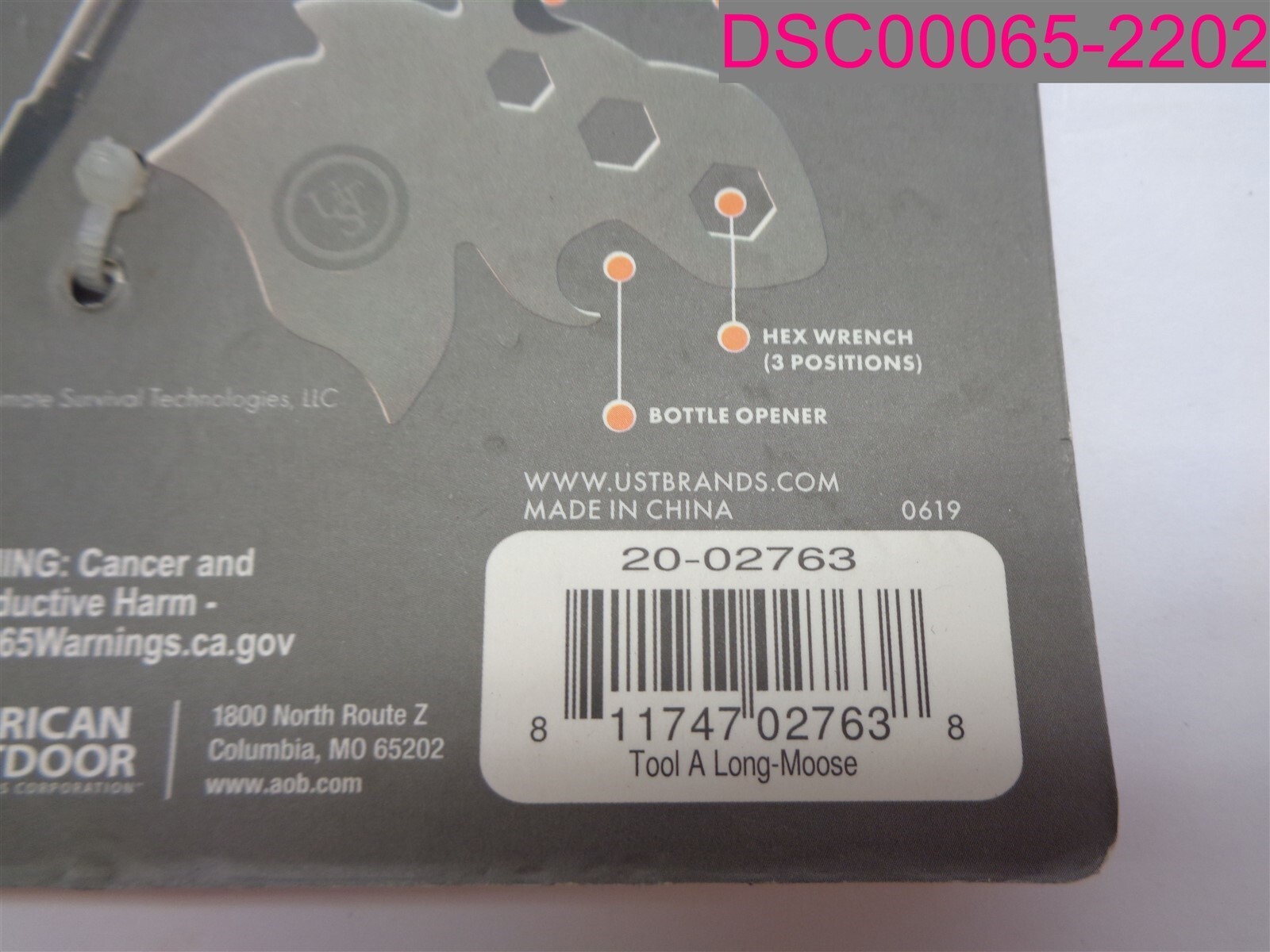 UST Moose Tool A Long Multi-Tool 20-02763