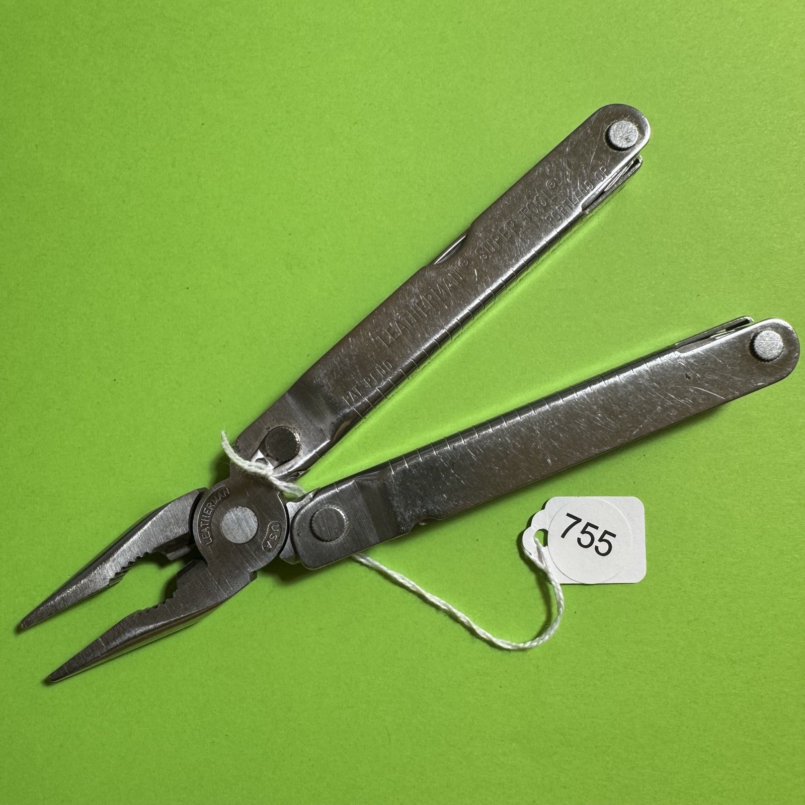 Leatherman Super Tool Plier Multi Tool Pocket Knife New Nylon Sheath EDC #755