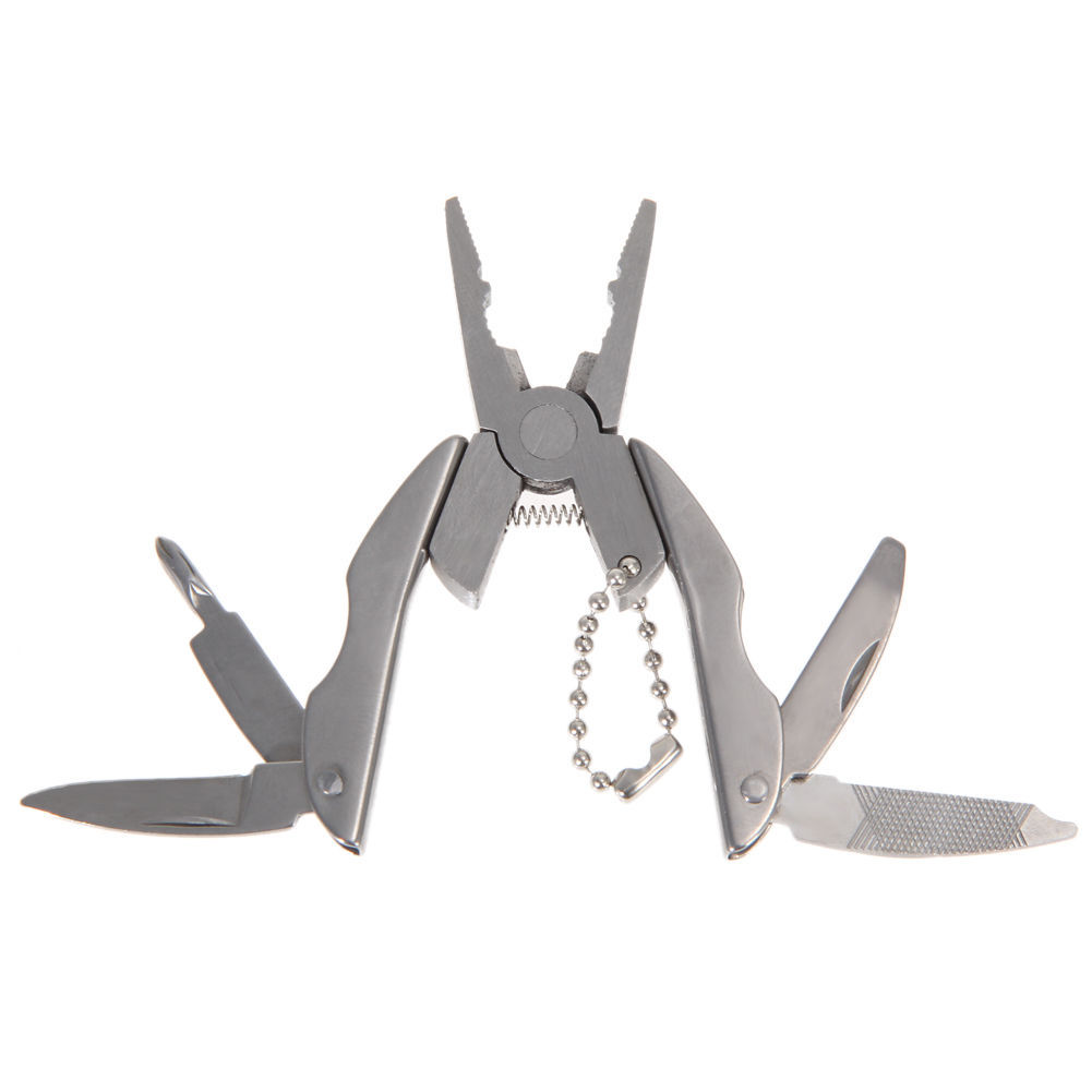 (SALE) Foldaway Multi-Tool Stainless Knife Nylon Sheath (USA SELLER)