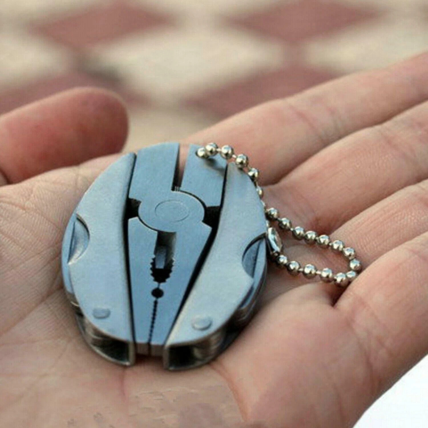 Pocket Multi Tool Pliers Mini Folding Key Chain Fishing Camping Small Pliers Lot