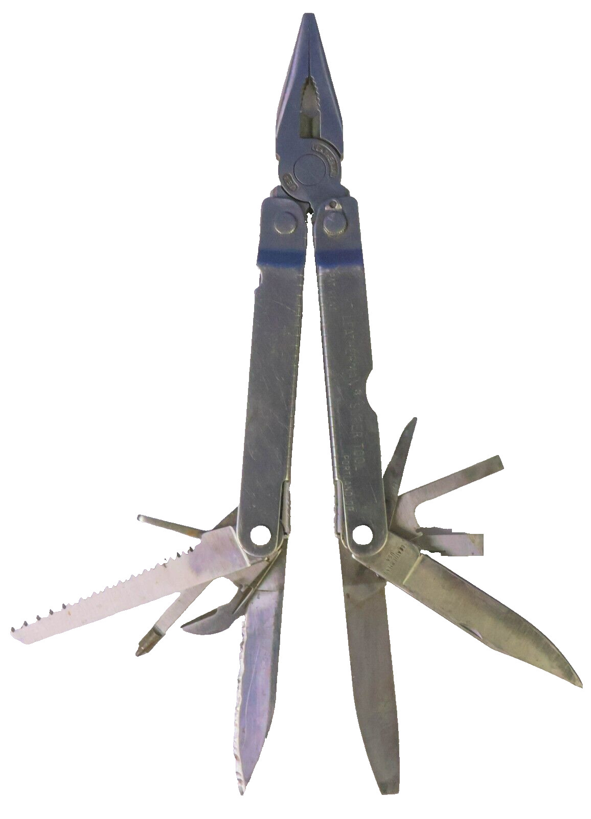 1990s First Gen Leatherman Super Tool Multitool Stainless Steel Pat Pend 1194