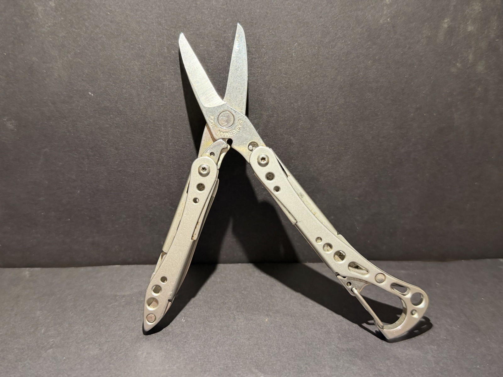 LEATHERMAN STYLE CS Black Multi-Tool Knife File Tweezer Carabiner
