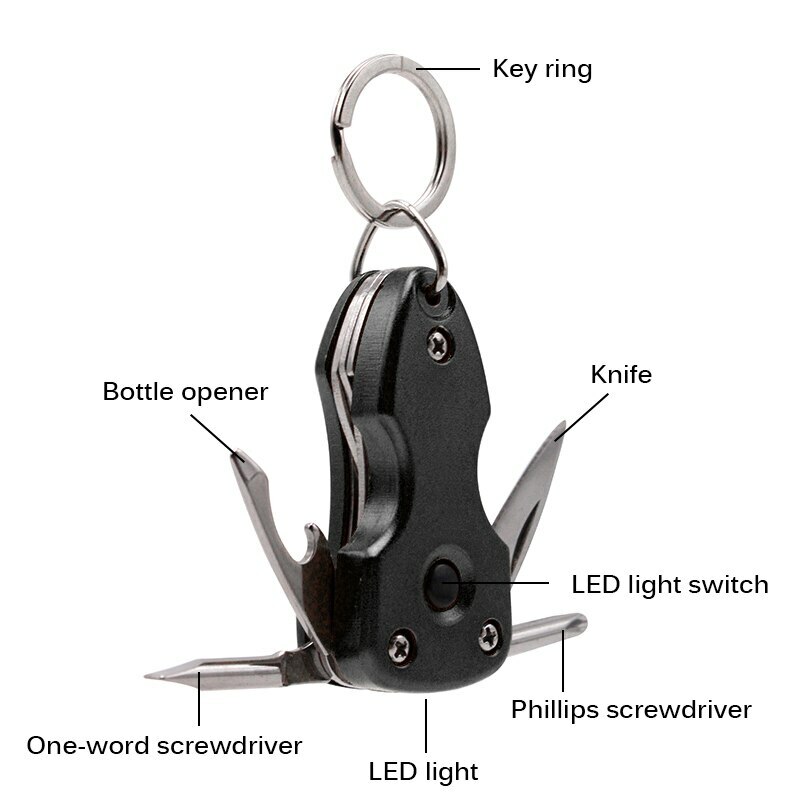 Keychain Flashlight bottle opener