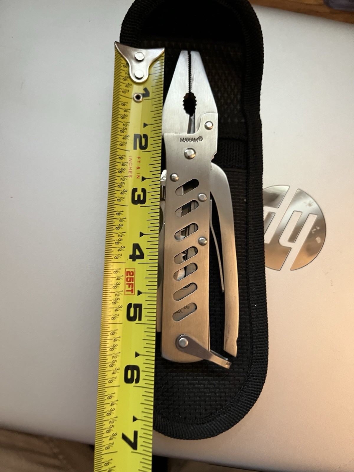 Maxam Pocket Knife Multi Tool Stainless Steel New with pouch Camping Hiking C1