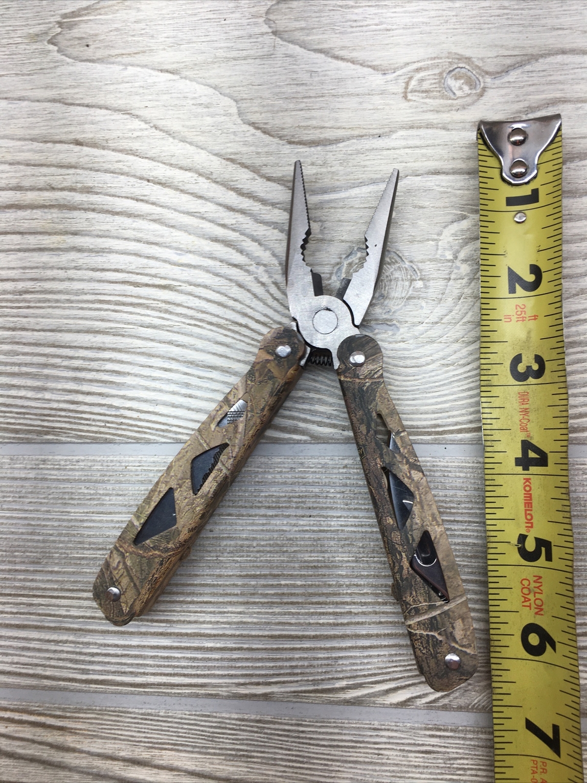 Ozark Trail Multi-Tool with Sheath Camo 12-in-1, Pliers, Wire Cutter, Knife Gift