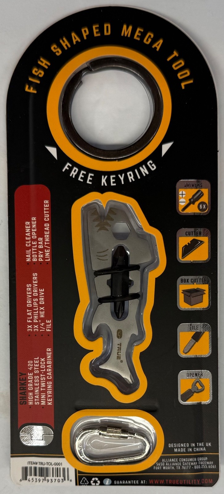 2/$23.99 Sharkey True Utility Pocket Multi-Tool (TRU-TOL-0001)