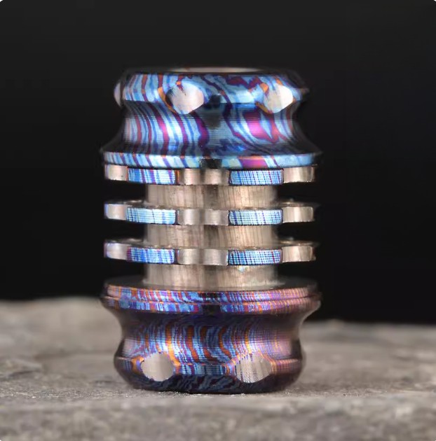 Handmade Titanium Knife Lanyard Bead Paracord Necklace Pendant Bracelet DIY EDC