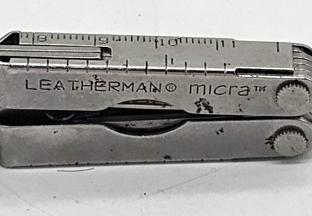 Mini Multitool Leatherman Micra Knife Scissor Tweezer Screwdriver Can Opener