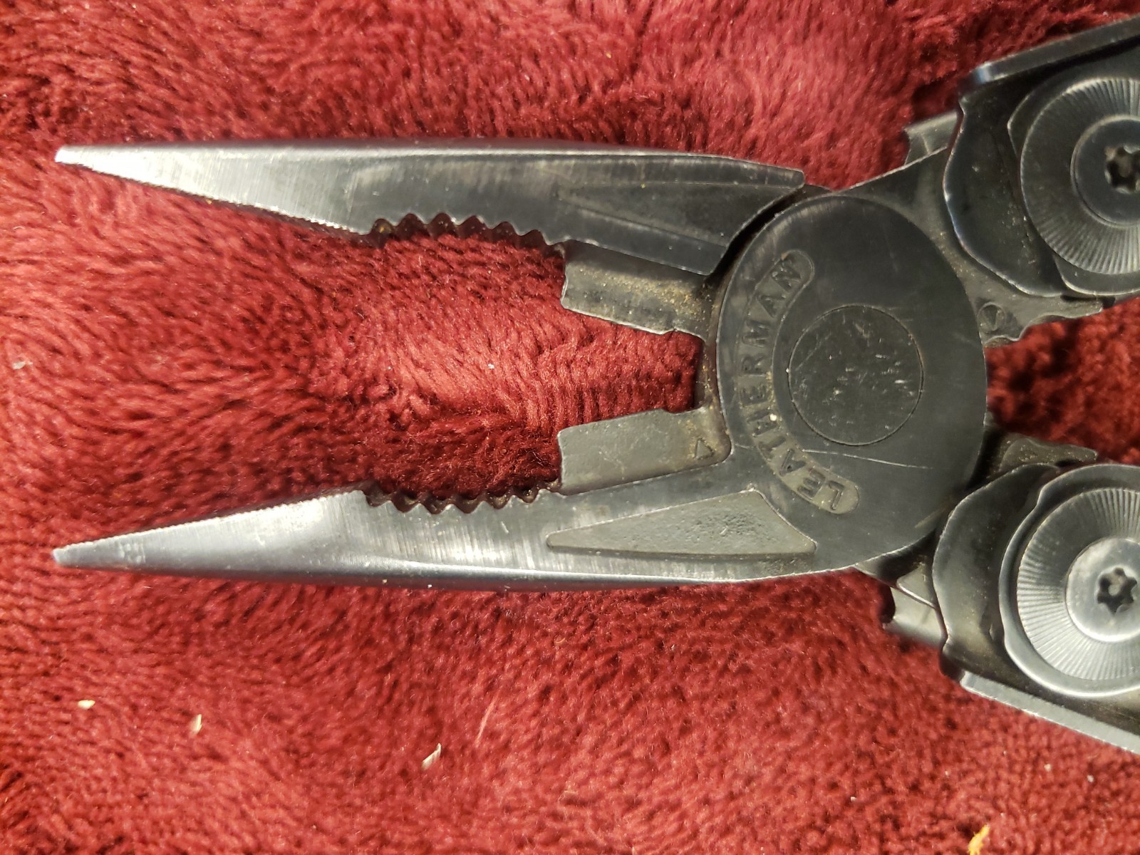 Leatherman Surge Black Multi Tool with Saw not File SANDI Engraved