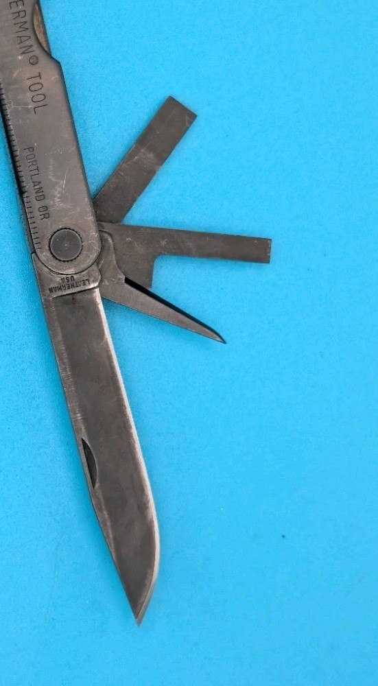 Leatherman PST Black Multi-Tool Nylon Sheath Retired Collectible USA