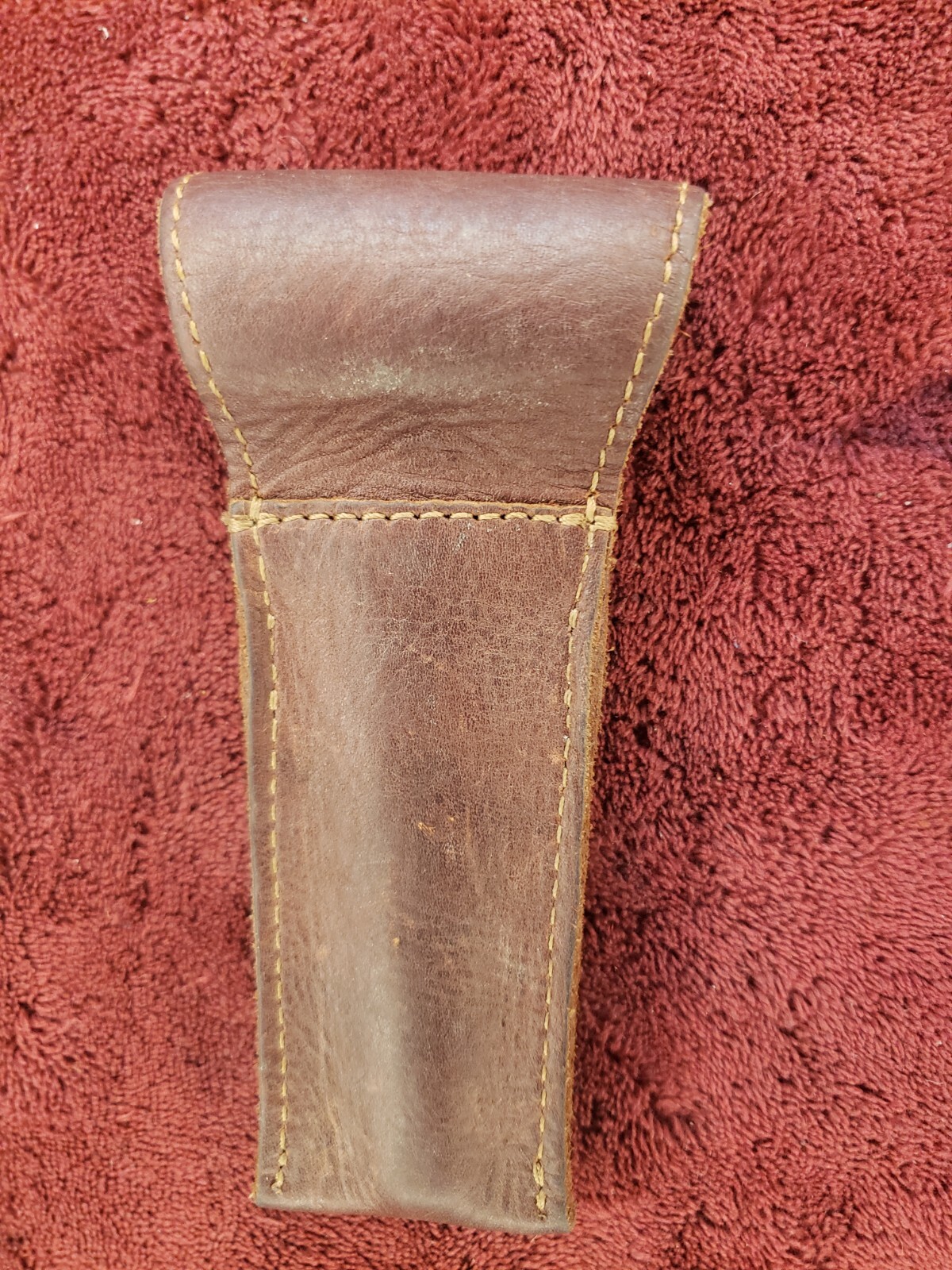 Hide & Drink Brand Leather Sheath 5″