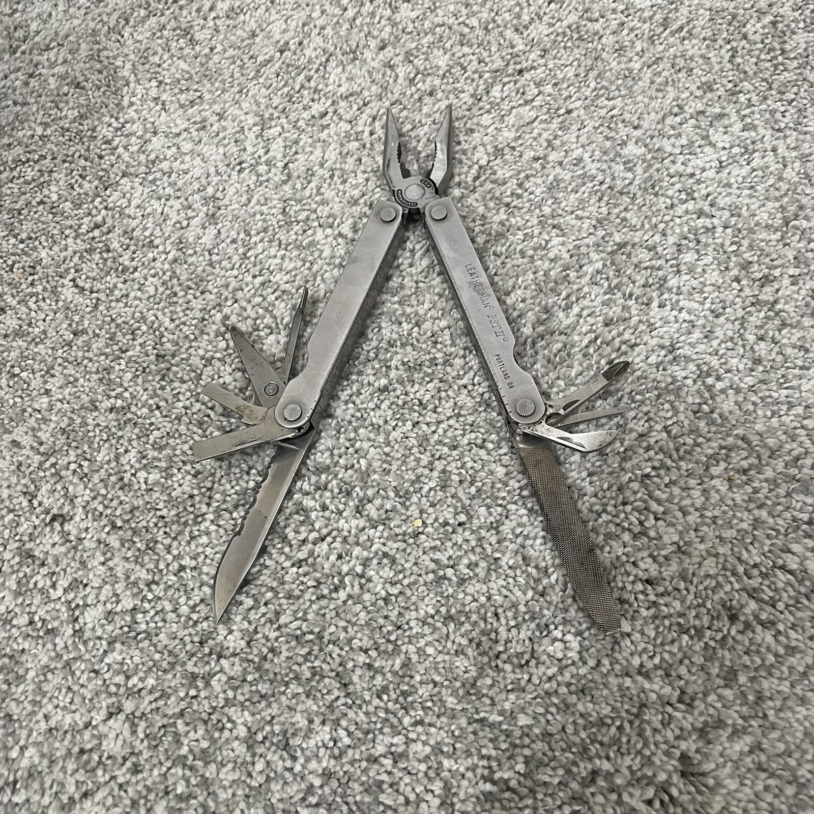 LEATHERMAN PST II Vintage USA Folding Compact Pocket Knife Survival Multi-Tool
