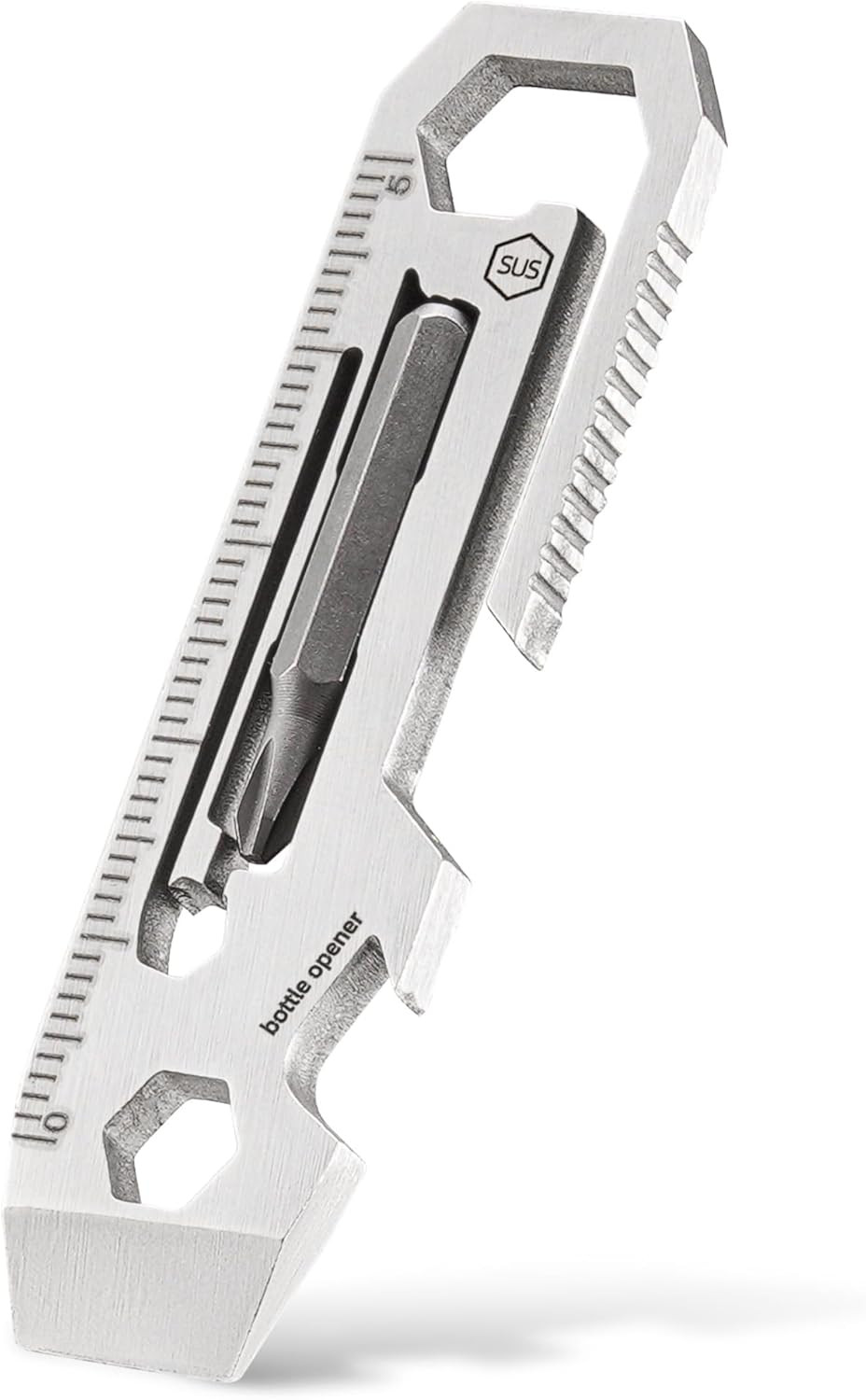 KR03 EDC Pry Bar Multitool with Flathead and Phillips Screwdriver Bottle Opener