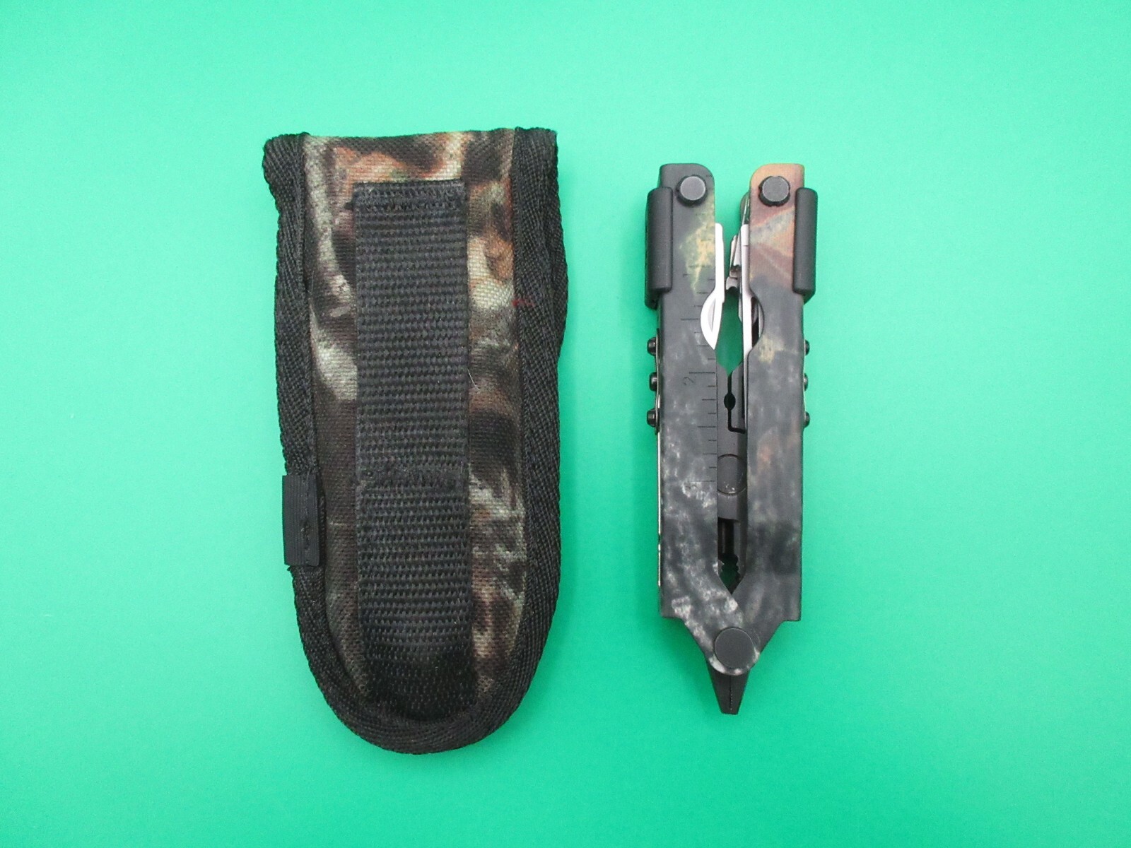Rare Gerber MP600 Pro Scout Mossy Oak Multi Tool Folding Knife Sheath USA