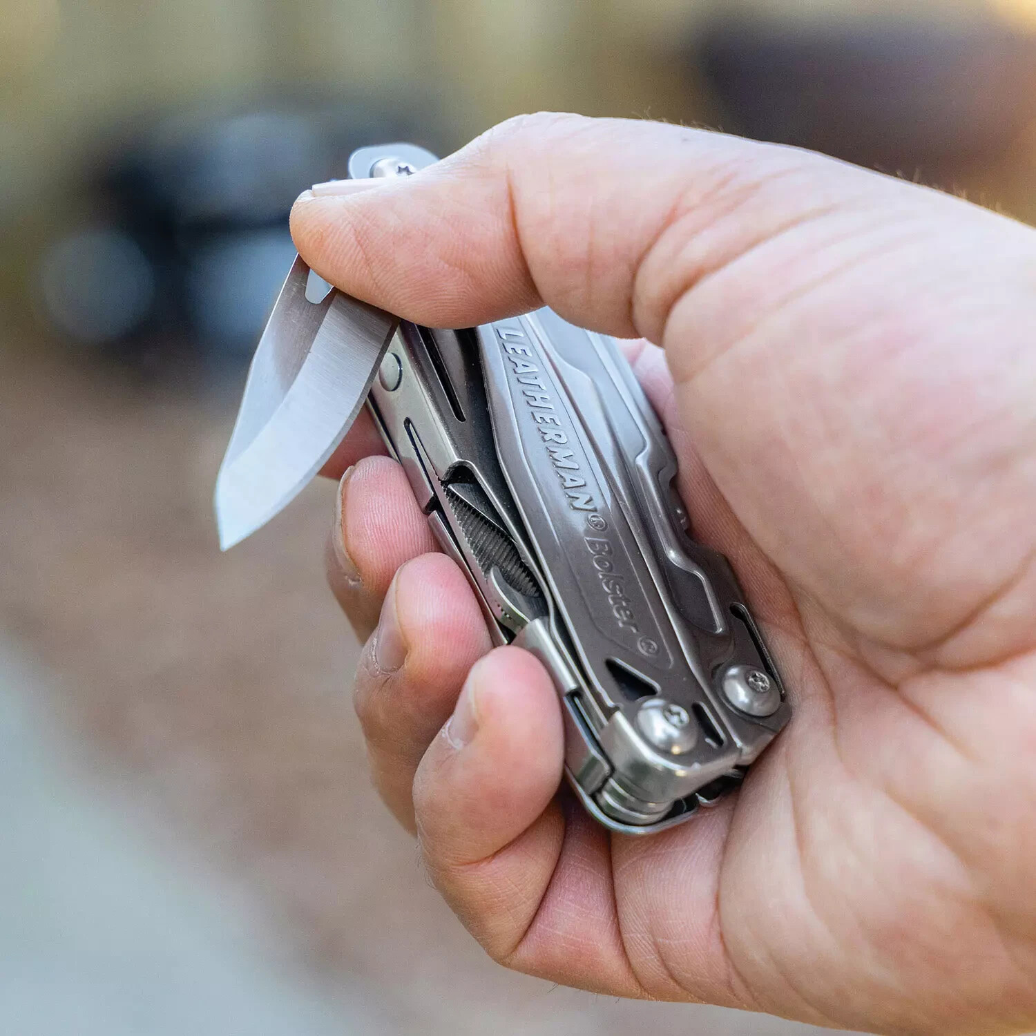 LEATHERMAN BOLSTER 13 TOOL MULTI-TOOL W/SHEATH & ENGRAVED OPTIONS