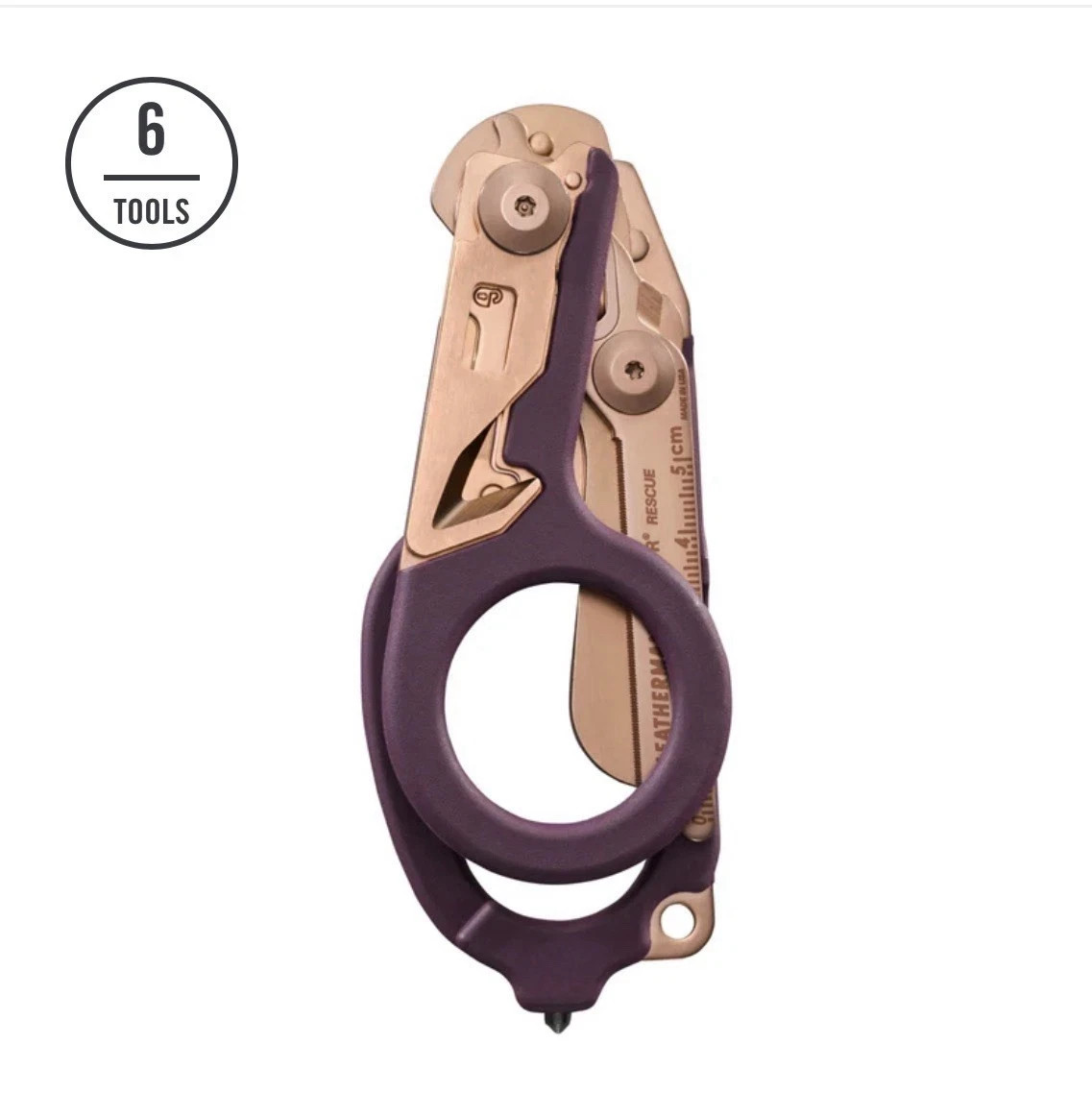 Limited Edition Leatherman Raptor Rescue Shears Violet & Rose Gold NIB