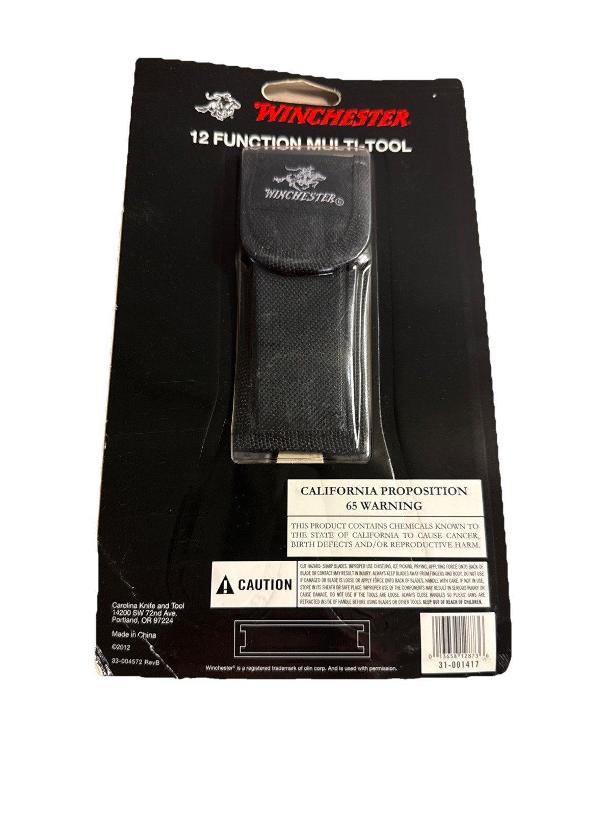Winchester 12-Function Multi-Tool – Carbon Fiber Inlay – NIB (2012 Edition)
