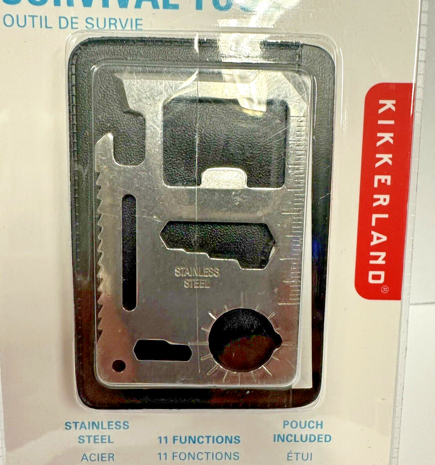 Kirkland Pocket Survival Tool 11 Function, with Storage Pouch
