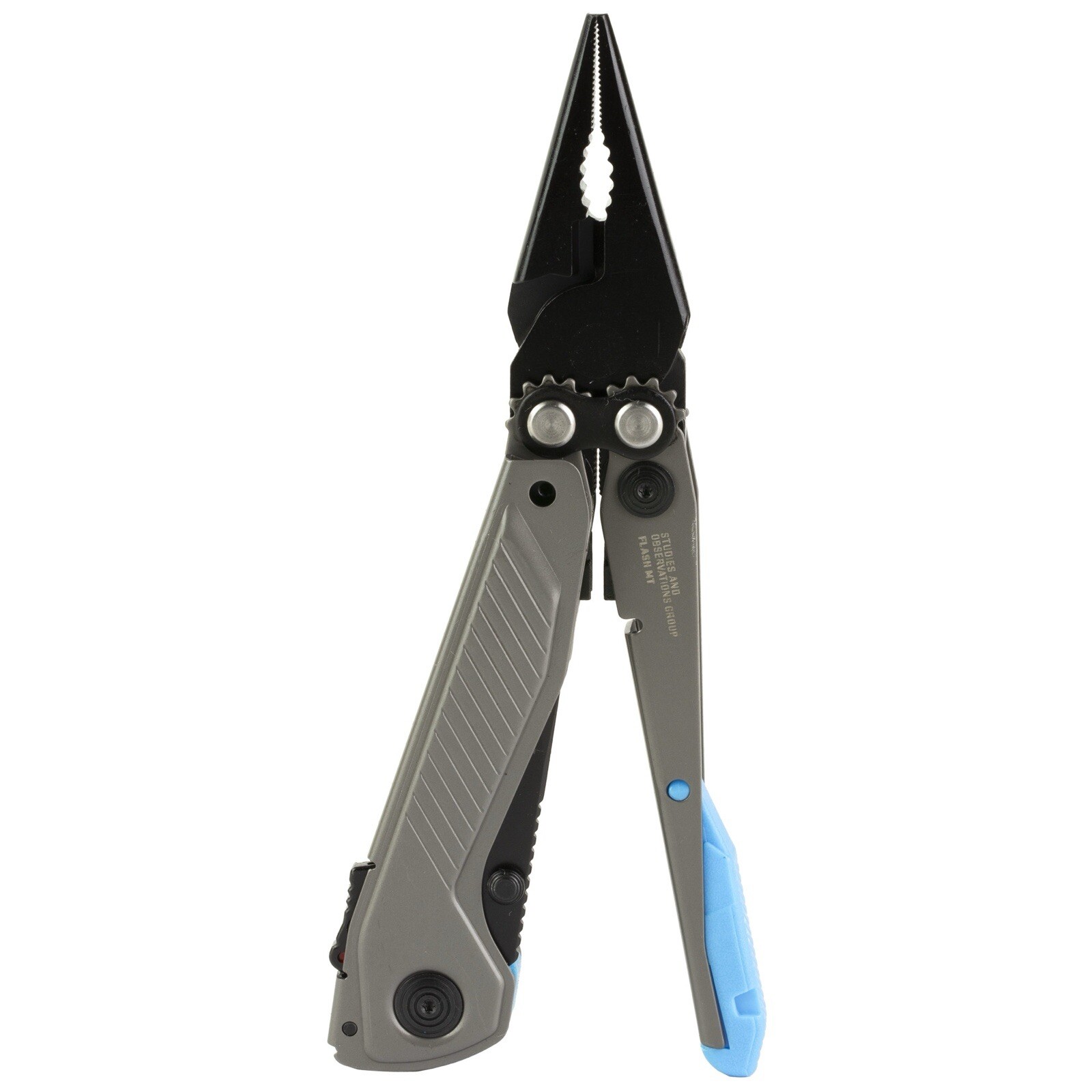 Sog Flash MT Silver & Cyan Aluminum Stainless 5.63″ Multi Tool 29550241