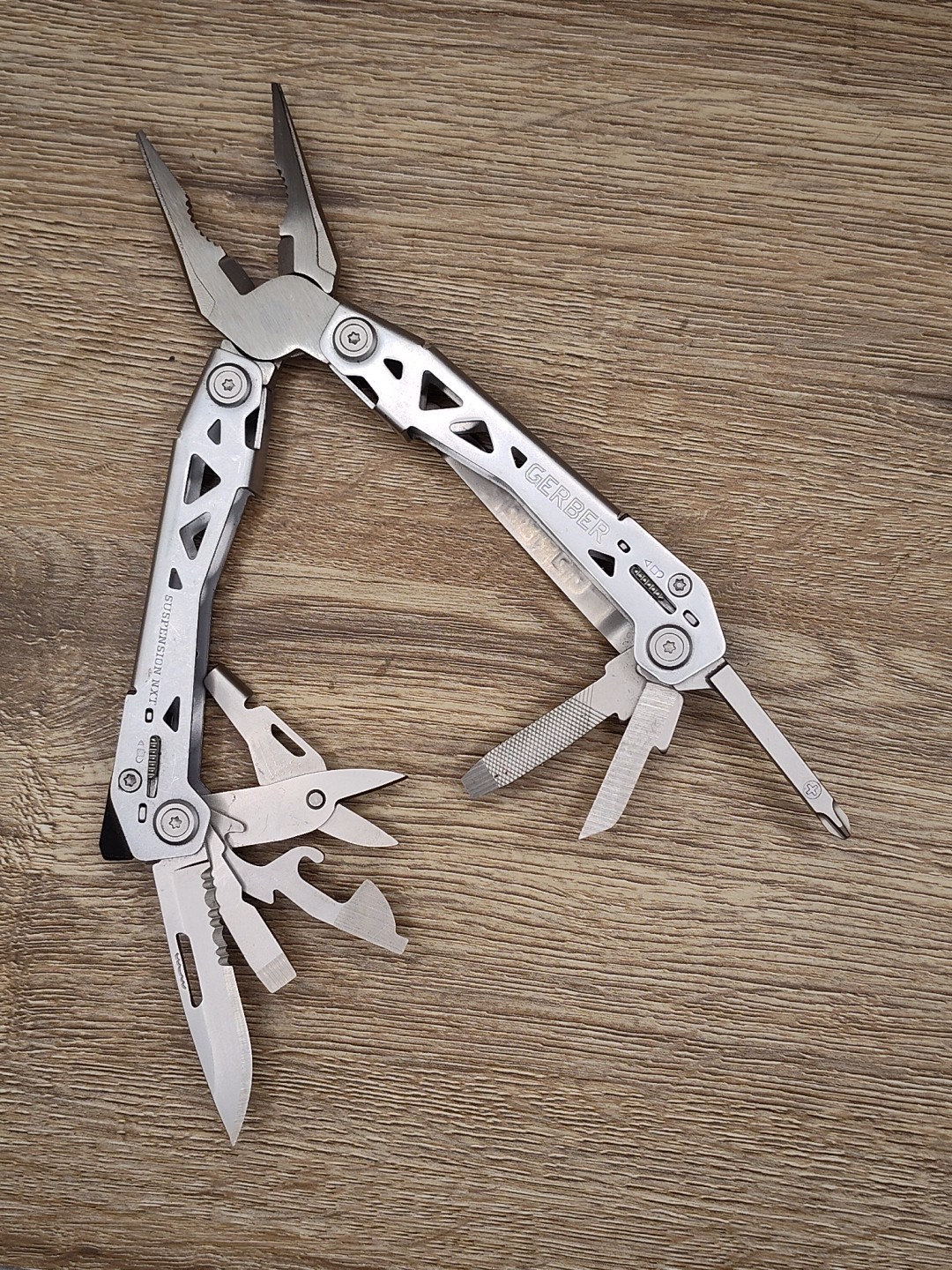 Gerber Suspension NXT Stainless 9 Tool Multi-Tool Pliers Used
