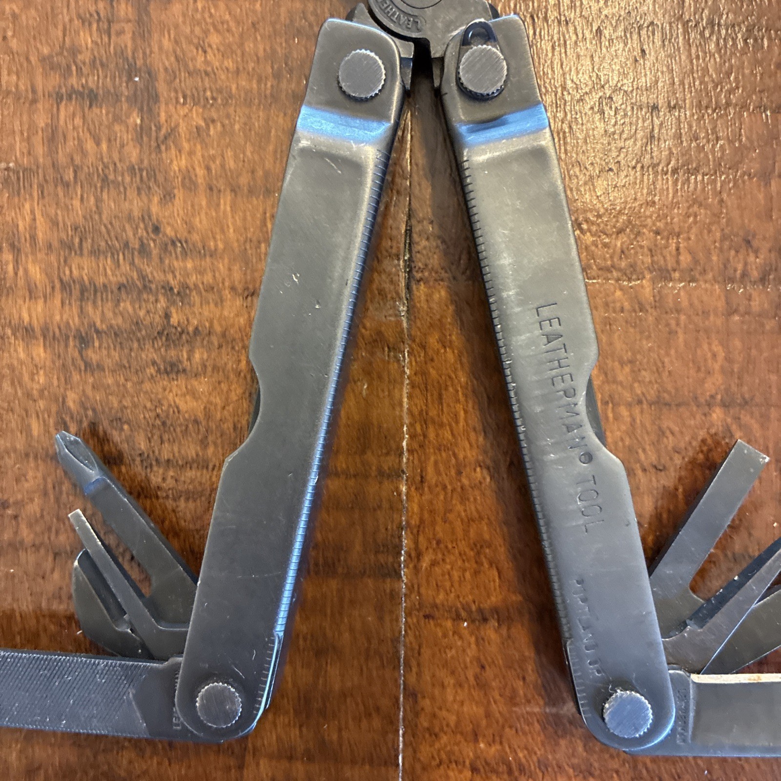 Vintage Leatherman PST BLACK OXIDE Multitool Portland OR USA 06/96 – Very Good