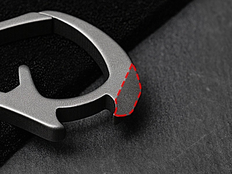 EDC Titanium Alloy Keychain Carabiner Waist Fast Hanging Buckle Bottle Opener