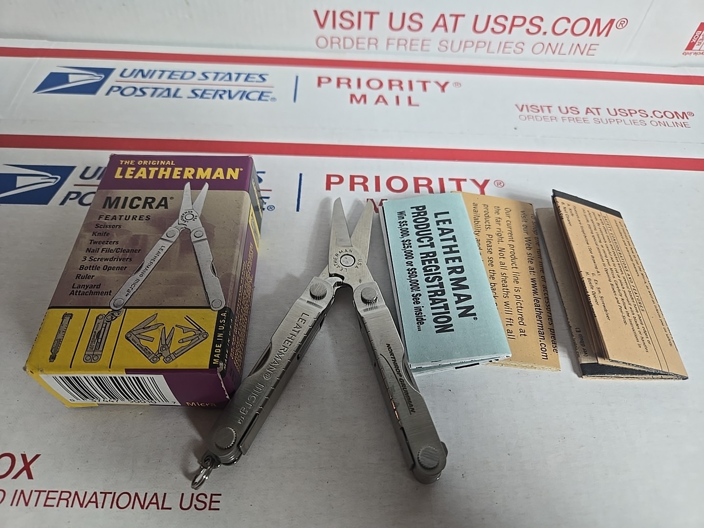 The Original Leatherman Micra Advertising Northrop Grumman Original Box, New