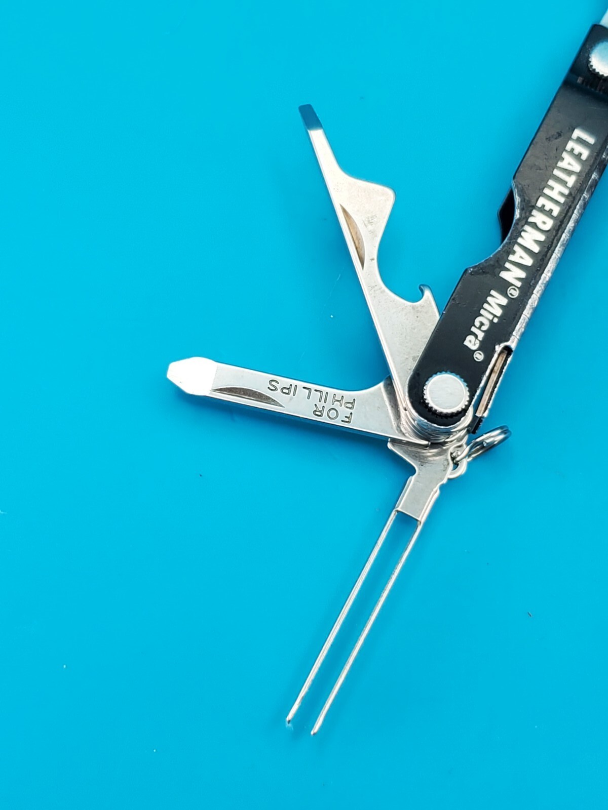 Leatherman Micra Multi-Tool, Knife, Scissors, Key Ring, Black!