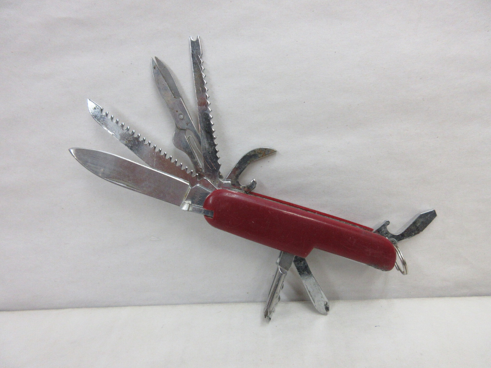 Unbranded 13 Piece Multi-Tool Stainless Steel 4 inch Pocket Camping Knife