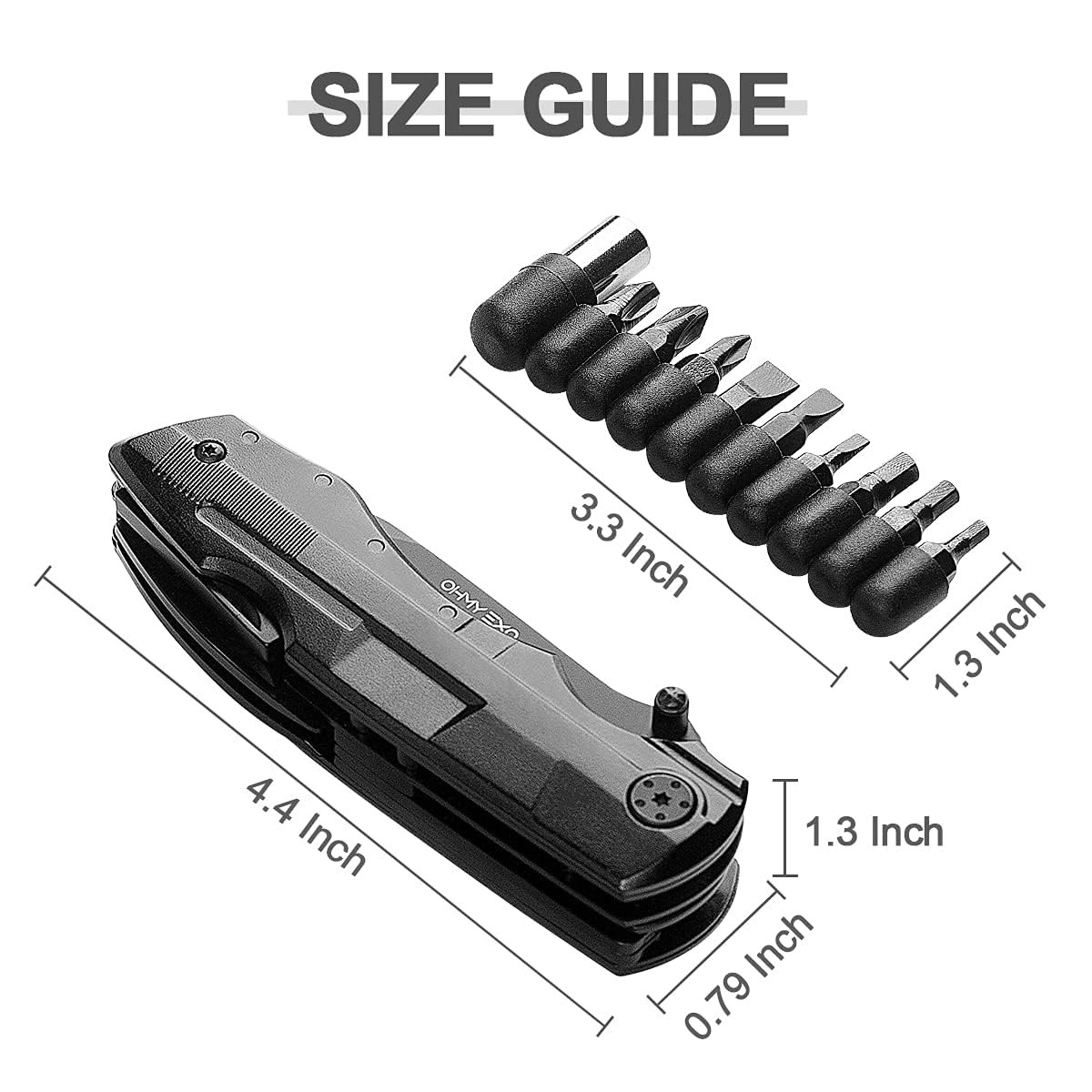 Stainless Steel Multi Tool Pocket Folding Knife Portable Utility Multitool W/pli