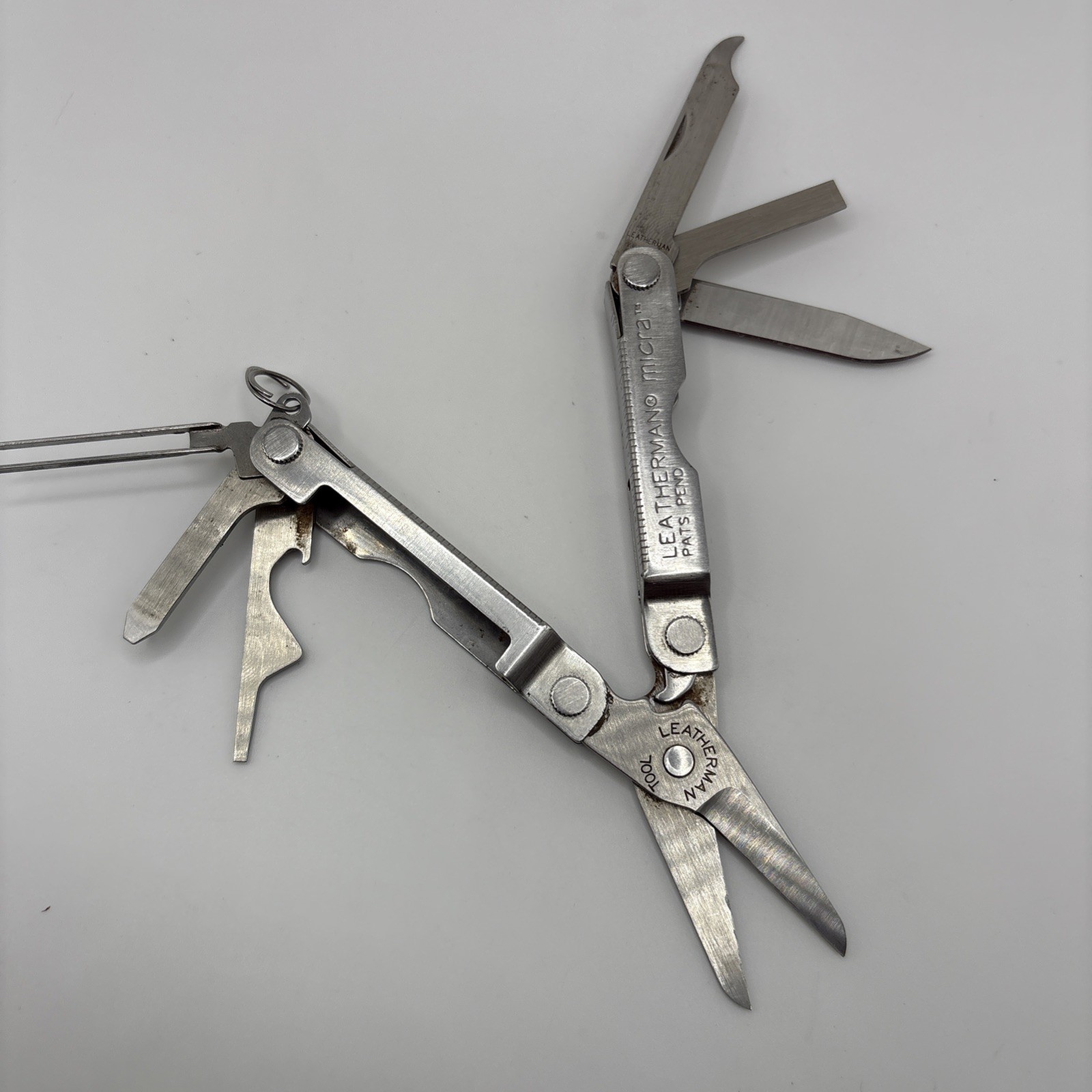 Leatherman Micra Multitool Stainless Scissors/File/Blade + More! – 1-8