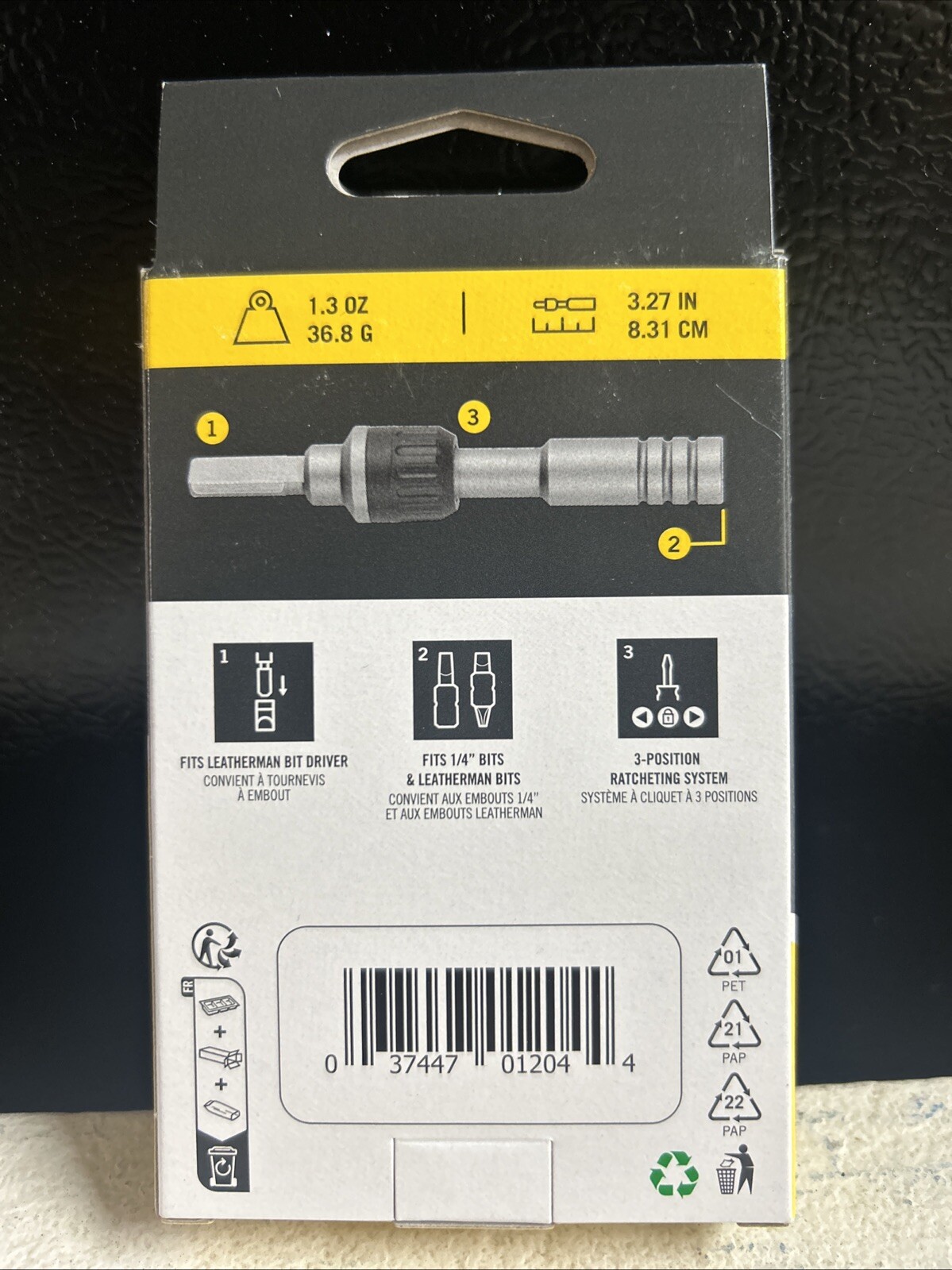 BRAND NEW IN BOX Leatherman Ratchet Driver 1/4 Hex Bit Model 931030 Ships Now