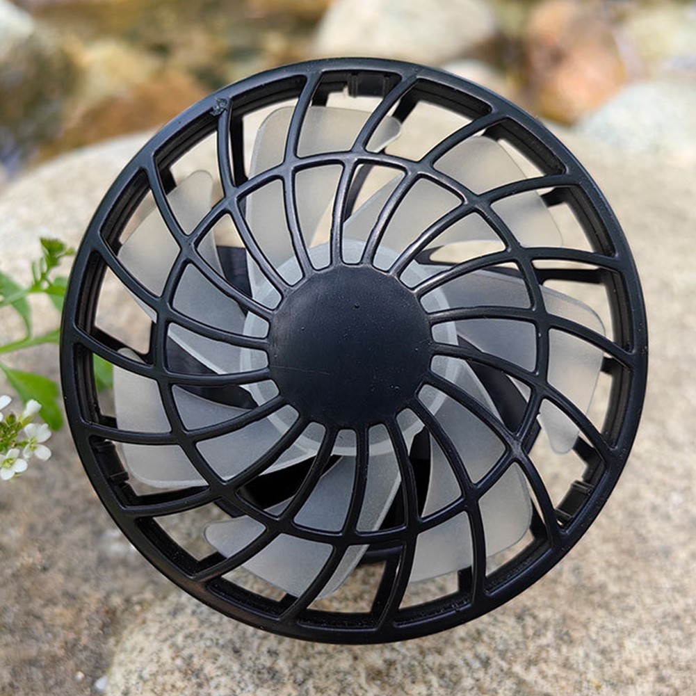 Portable Solar Charging Fan for Hats USB Powered Lightweight and Compact