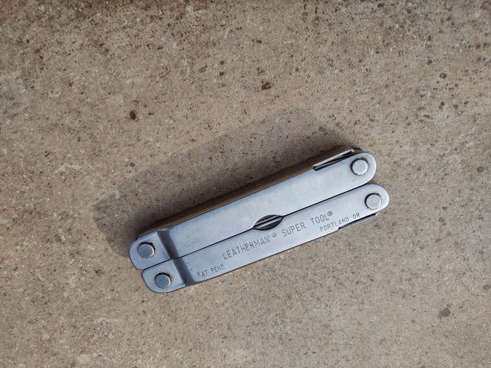 Vintage Leatherman Super Tool PAT PEND Portland OR USA Used/Good No Sheath