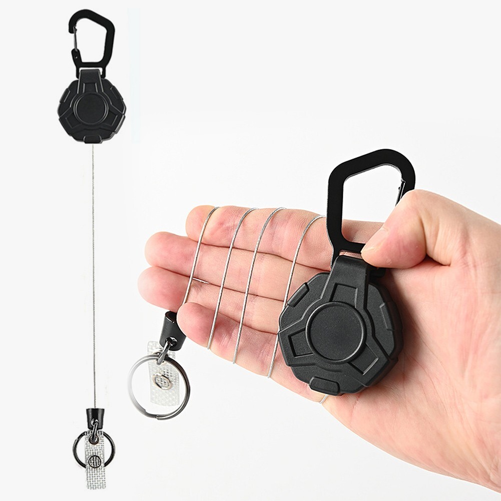 Retractable for pull Keychain Easy-To- for pull Buckle Anti-Lost Buckle