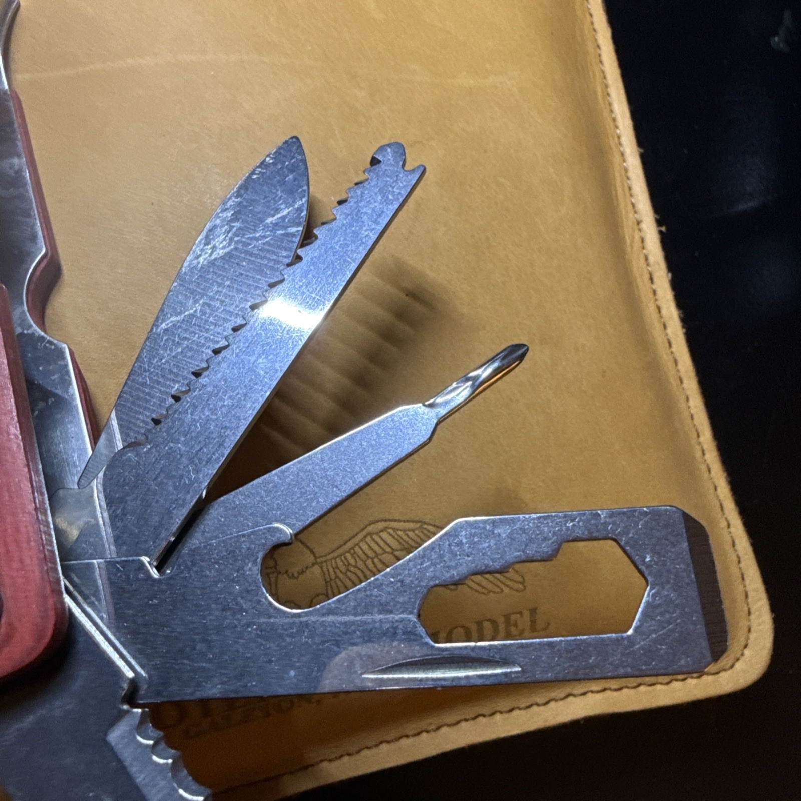 Multi Tools Purpose Camping Emergency Survival Axe Hatchet Hammer Gear Kit Set