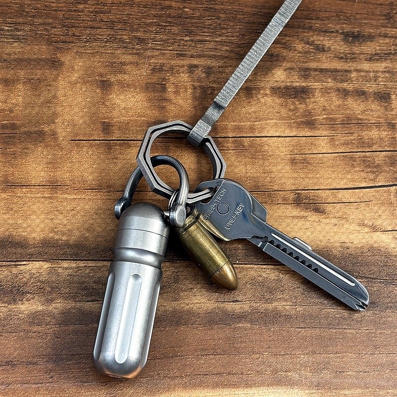 Screwdriver Bit Set with Waterproof Titanium Organizer Holder Magnetic EDC Tools