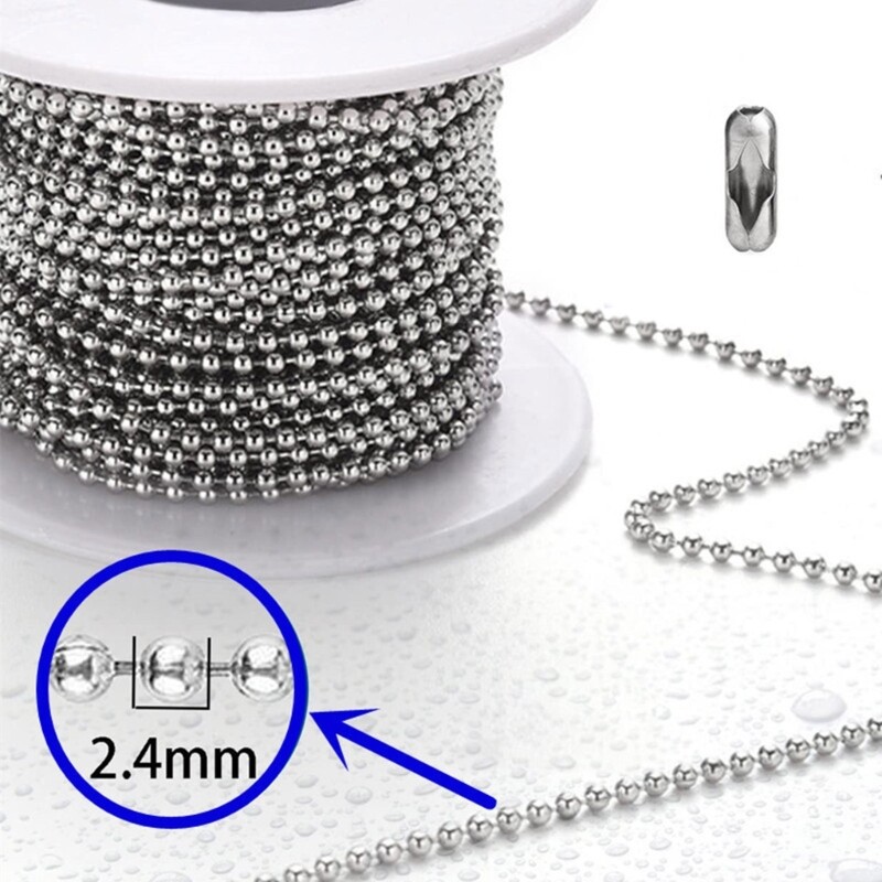Multipurpose Stainless Steel Bead Waist Chain with Clasps Fashion Enthusiasts