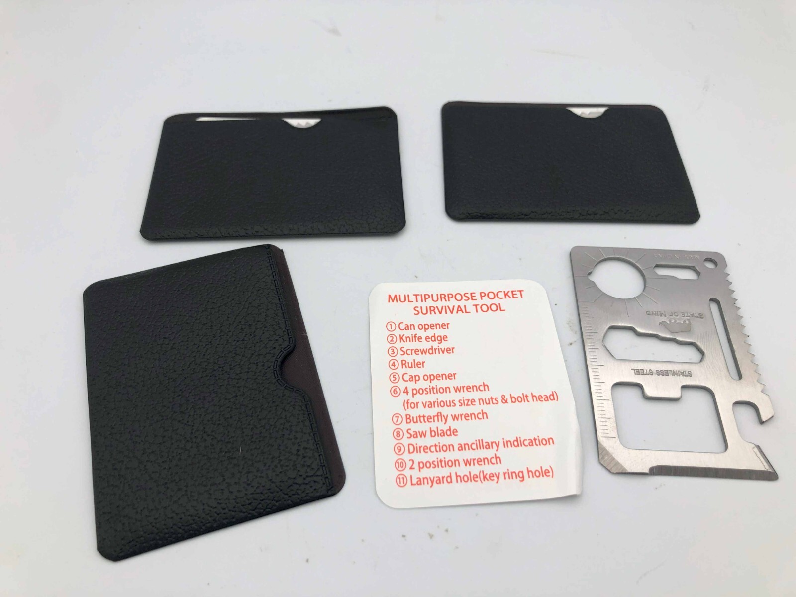 The Multi-Purpose Pocket Survival Tool Key (3 in a Pack)