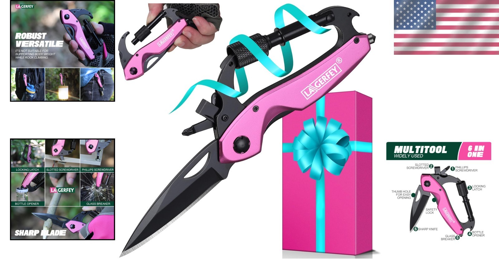 Gifts for Women Mom Wife, Multitool for Woman, Stocking Stuffers for Women Mo…