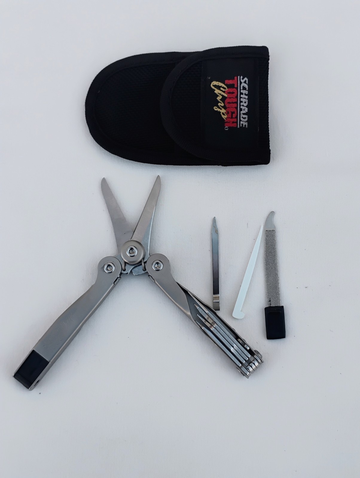 Schrade USA ST2 Multi Tool Tough Chip Compact Mini Tool Scissors