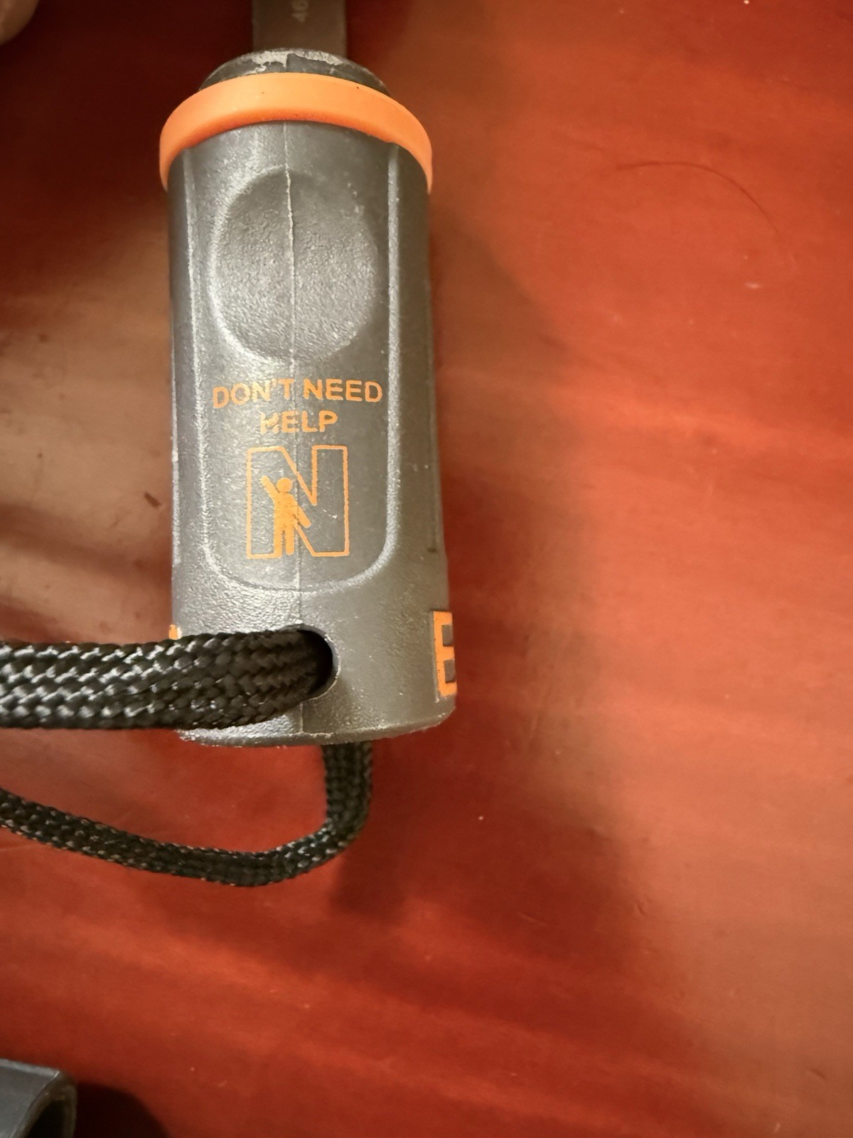 Gerber Bear Grylls Fire Starter Tool With Lanyard Printed Rescue Signals Case