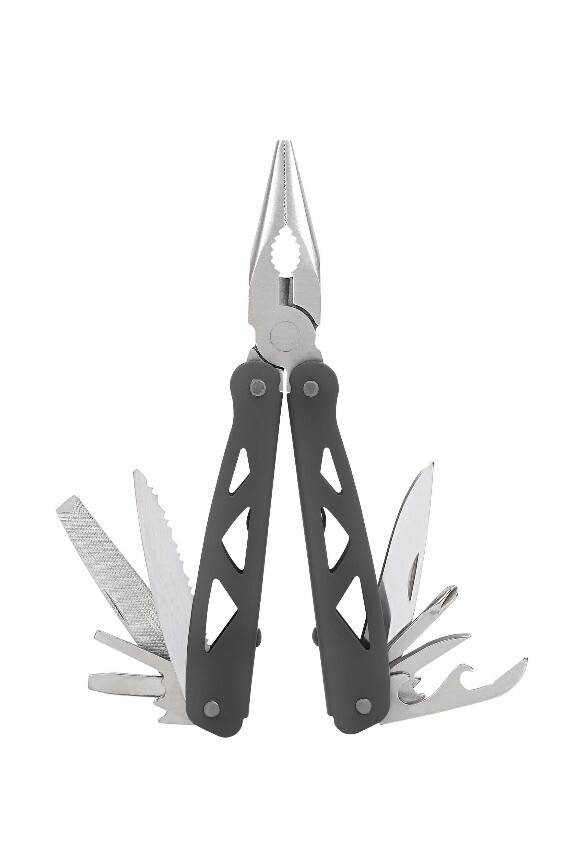 New Ozark Trail 12-in-1 Multi-Tool with Carrying Sheath, Black, Model 8702