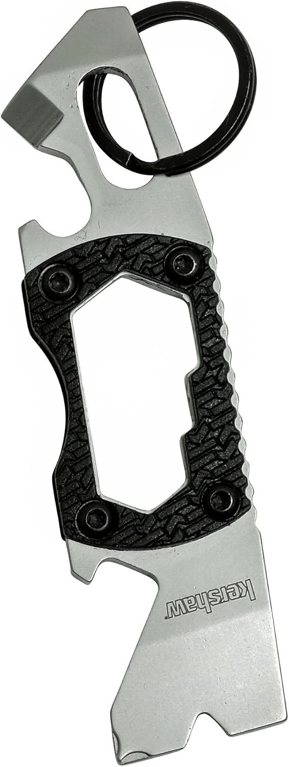Compact Kershaw PT-2 Keychain Utility Tool with Bottle Opener and Screwdrivers