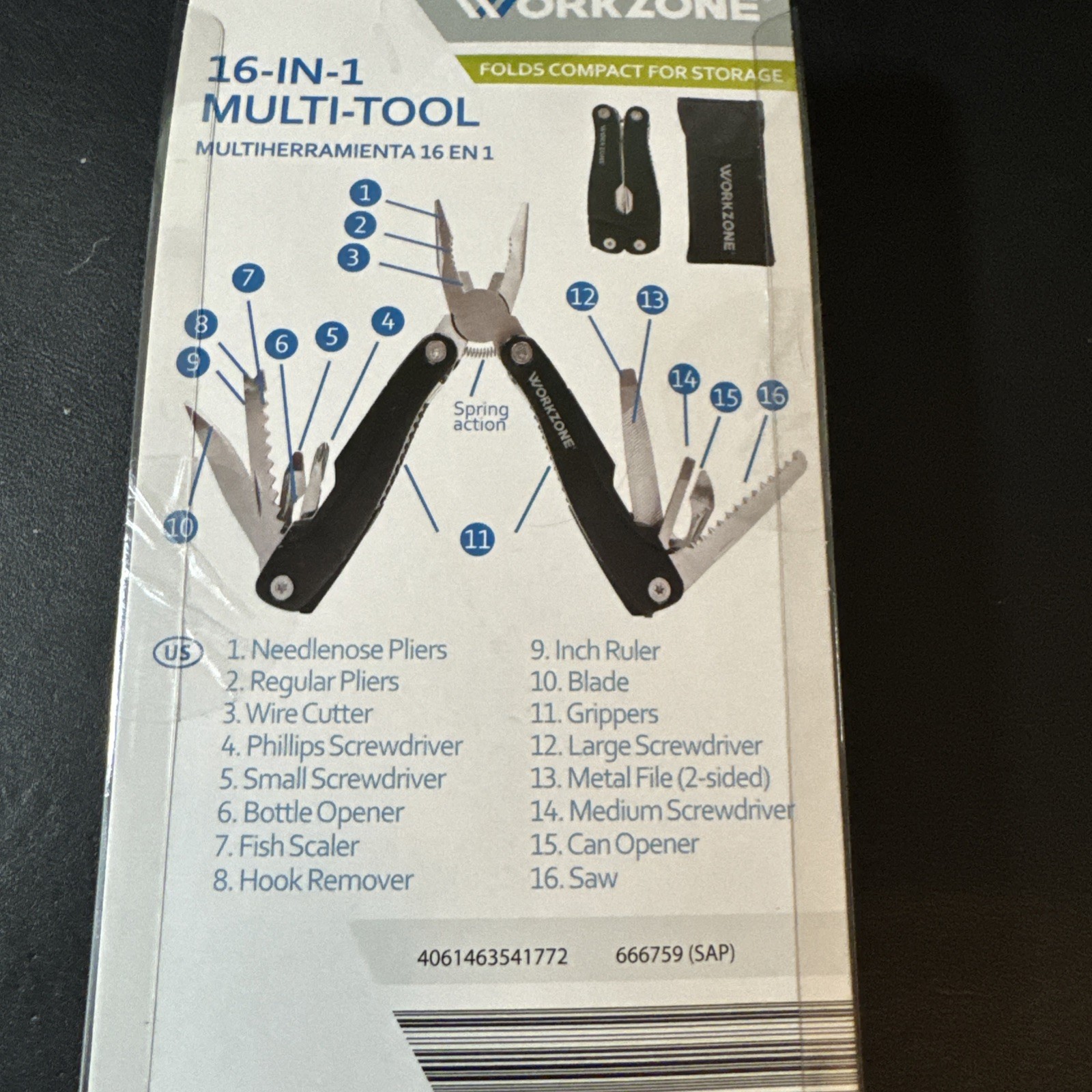 16 In 1 Multi Tool Brand New