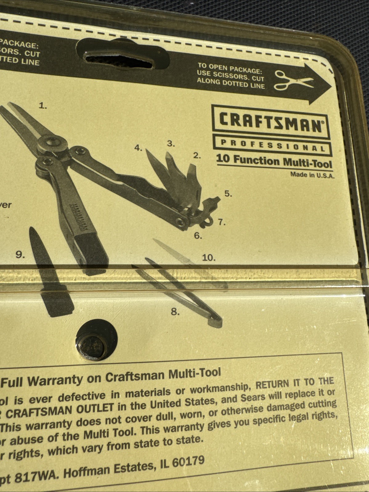Sears Craftsman Professional USA Nos Multitool & Pocketknife Set 45522 Schrade