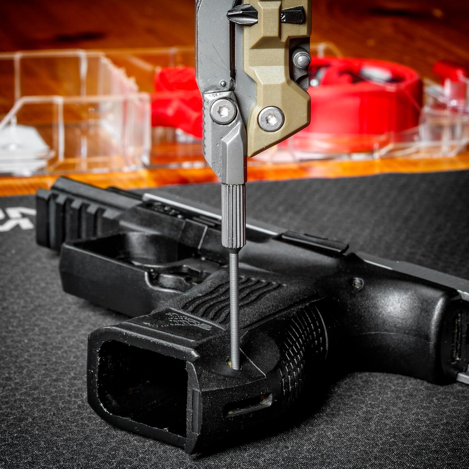 19-in-1 Stainless Steel Pistol Tool for Gun Maintenance & Takedown Essentials